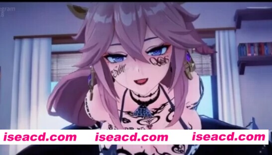 【MMD/步兵】银狐宫司异闻录——媚黑骚狐八重神子的无休止YIN啪 [1V]【1.3G】