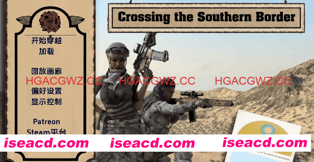 【扶她SLG/汉化/动态】穿越南部边境：双性自由v0.6 AI版【PC+安卓/1.61G/更新】Crossing the Southern Border: Futa Freedom [v0.6]